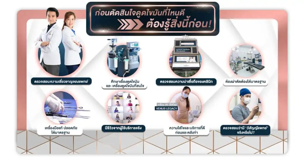 ดูดไขมัน เติมไขมัน Amara Liposuction Center (เอมาร่า คลินิก) โดยแพทย์ผู้มีประสบการณ์