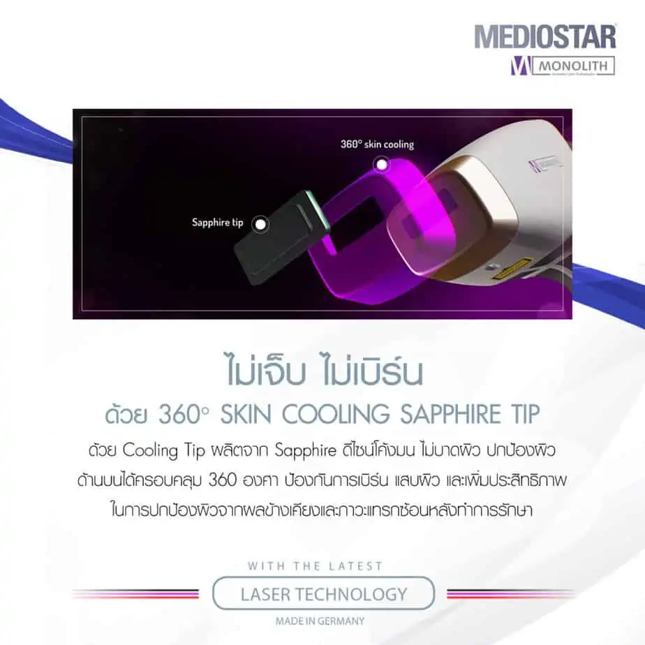 MeDioStar เลเซอร์ขน