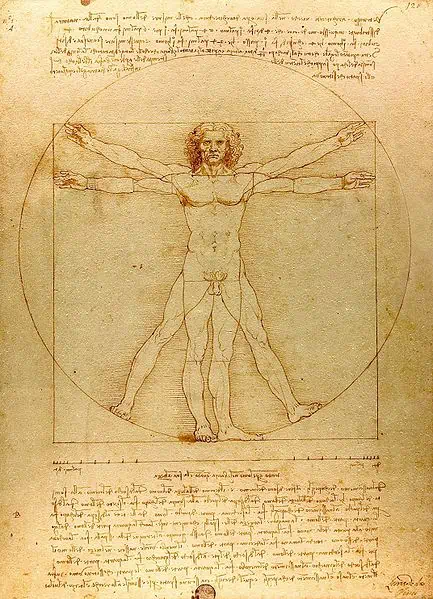 Vitruvian Man by Davinci