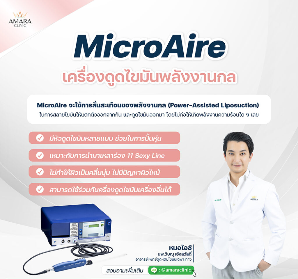 เครื่องดูดไขมันพลังงานกล MicroAire-PAL